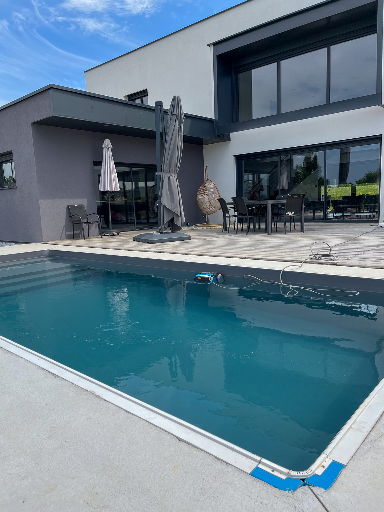 Détail d'installation piscine